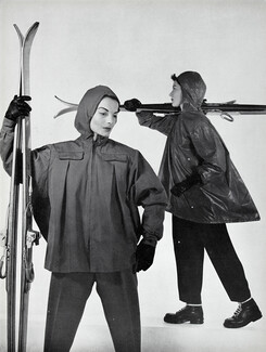 L'uniforme des Skieurs 1951 Photos Robert Doisneau, Hermès, Henry Ours, Palu, Jacques Maraut... 7 pages, 7 pages