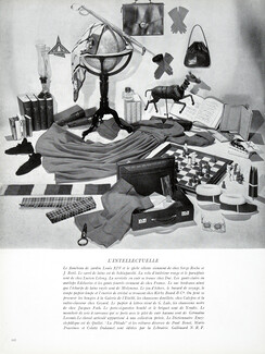 L'intellectuelle 1947 Kirby Beard & Co., Goyard Ainé, Schiaparelli... Photo Népo