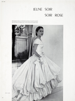 Balenciaga 1953 Victoire de Montesquiou Fezensac, Photo Henry Clarke