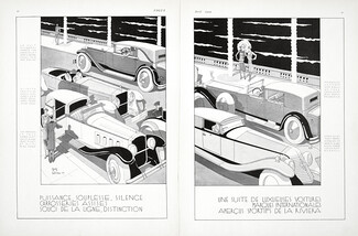 Guy Sabran 1929 Horch, Isotta Fraschini, Packard, Rolls-Royce (Fernandez), Renault (Hibbard et Darrin), Carrosseries