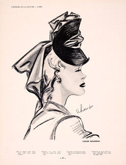 Louise Bourbon (Millinery) 1941 S Chompré