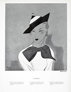 Maria Guy (Millinery) 1934 Le Mandarin, Léon Bénigni