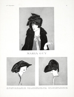 Maria Guy 1925 Hats, Porter Woodruff