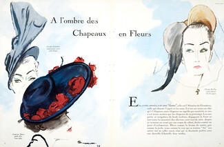 A l'ombre des Chapeaux en Fleurs, 1947 - Janette Colombier, Legroux, Claude Saint-Cyr Pierre Mourgue