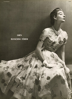 Grès 1953 Photo Pottier, Summer Dress