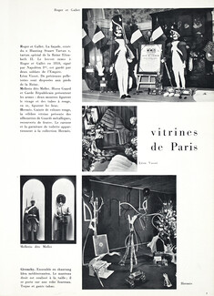 Vitrines de Paris 1957 Roger & Gallet, Léon Vissot, Mellerio Dits Meller, Hermès, Shop Windows