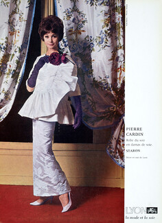 Pierre Cardin 1961 Evening Gown, Staron, Photo Jacques Decaux