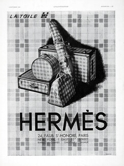 Hermès (Luggage) 1931 La Toile H