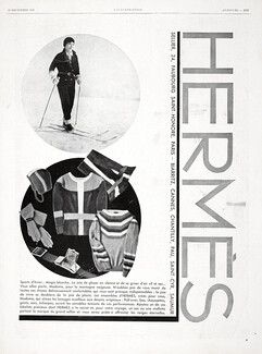Hermès (Sportswear) 1929 Winter sports, skiing