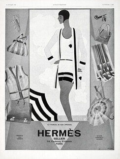 Hermès (Swimwear) 1928 Costume de Bain, Reynaldo Luza