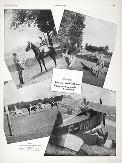 Hermès (Sports) 1927 Horse Race, Polo, Golf, Airplane