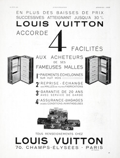 Louis Vuitton (Luggage) 1933 Suitcase, 4 Facilités...