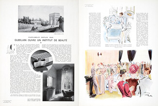 Guerlain ouvre un Institut de Beauté, 1939 - Inauguration of a Beauty Salon, Robert Polack