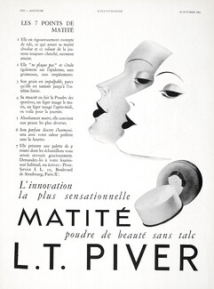 Piver L.T. (Cosmetics) 1934 Matité