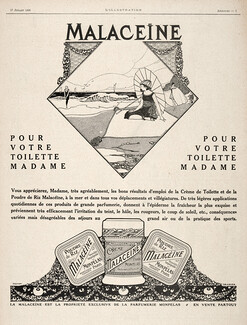 Malaceïne 1920 D. Laboure, Bathing Beauty