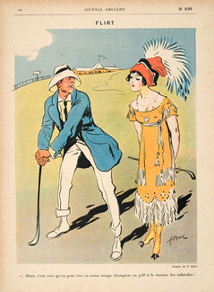 Ferdinand Bac 1911 Golfer, Flirt
