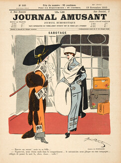 Portalez 1910 Sabotage, Elegant Parisienne, Adultery