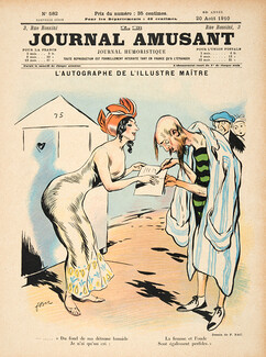 Ferdinand Bac 1910 L'Autographe de l'Illustre Maître