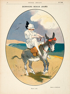 René Préjelan 1913 Derniers Beaux Jours, Donkey