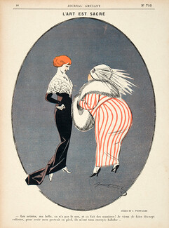 Portalez 1913 L'Art Est Sacré, Le Journal Amusant