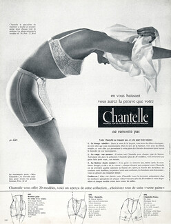 Chantelle 1962 Girdle, Bra, Photo Lejeune