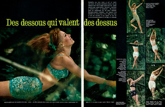 Warner's Aiglon (2) 1964 Printed Girdles, Bras, Dior, Triumph, Oriano, Boléro, Photos Willy Rizzo