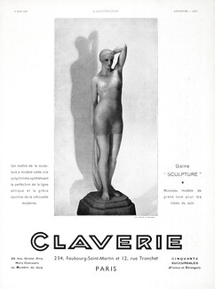 Claverie 1936 Gaine Sculpture, Photo Bernès et Marouteau