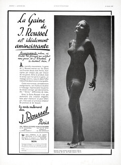 Roussel (Lingerie) 1937 Girdle, Corselette
