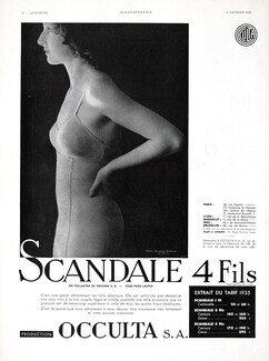 Scandale 1935 Girdle, Occulta, Photo Blanc & Demilly (L)