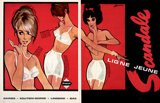 Scandale 1963 Girdle & Bra, Pierre Couronne