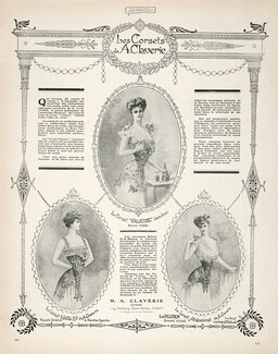 A.Claverie (Corsetmaker) 1907