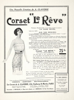 A.Claverie (Corsetmaker) 1924 Le Reve Corset