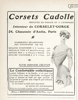 Corsets Cadolle 1905