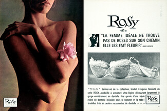 Rosy (Lingerie) 1962 Brassiere "Tullia", Photo Jean-Loup Sieff