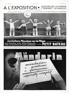 Petit Bateau 1937 Mannequins Pierre Imans