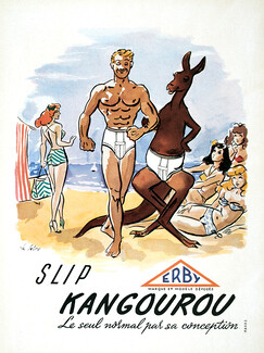Erby (Underwear) 1948 Slip Kangourou, Bodybuilder