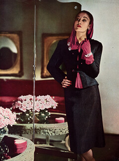 Revlon's Hothouse Rose 1941 Jewels by Cartier, Photo Louise Dahl-Wolfe
