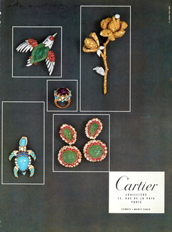 Cartier 1967 Animals Clips, Earrings, Brooch, Ring