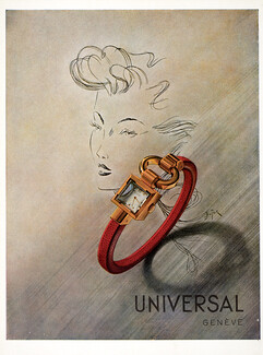 Universal (Watches) 1945 Exclusivite Hermes, Elizabeth Suter