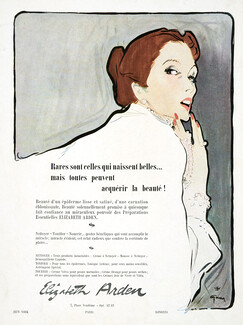 Elizabeth Arden (Cosmetics) 1950 René Gruau (Version A)