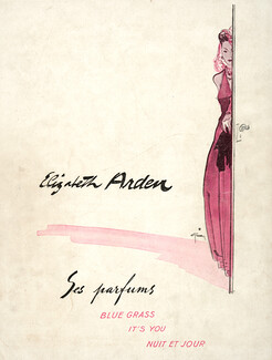 Elizabeth Arden (Perfumes) 1941 René Gruau