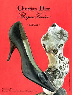 Christian Dior (Shoes) 1961 Daunou, Roger Vivier, Photo Hubert et Gontard