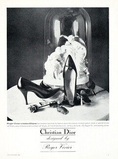 Christian Dior (Shoes) 1960 Roger Vivier, "Ellipse"