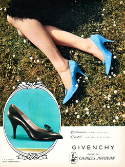 Charles Jourdan (Shoes) 1958 Givenchy, Photo Meunier