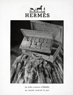 Hermès (Luggage) 1945 Blanket, Toiletry Bag