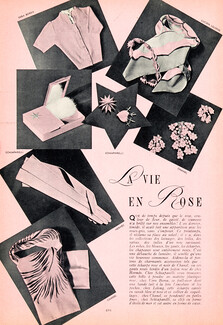 Fashion goods 1939 La Vie en Rose, Chanel, Véra Boréa, Hermès (Gloves)