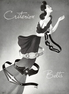 Criterion Belts 1947 Vladimir Bobri