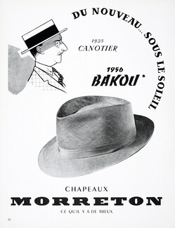 Morreton (Men's Hats) 1956 Bakou