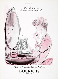 Bourjois (Cosmetics) 1939 Soir de Paris, Making-up, Regis Manset