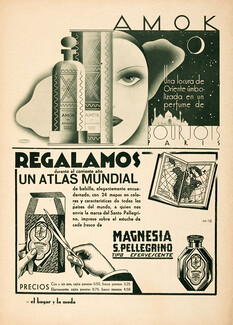 Bourjois (Perfumes) 1936 Amok, Spanish